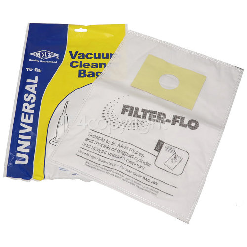 Vax Filter-Flo Upright/Cylinder Vacuum Adaptor Bag (Pack Of 5)