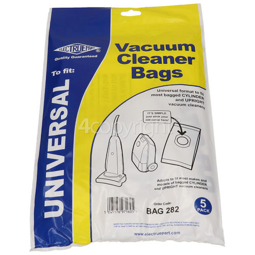 Vax Filter-Flo Upright/Cylinder Vacuum Adaptor Bag (Pack Of 5)