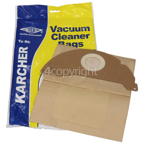 Karcher WD2.200 Dust Bags (Pack Of 5) - BAG304