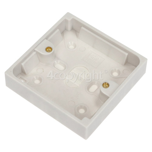 Wellco Single 20mm Pattress Box