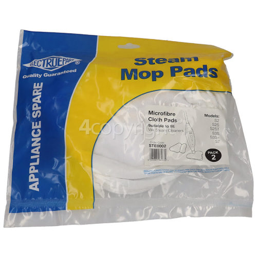 Steam Cleaner Microfibre Cloth Pads (Pack Of 2)