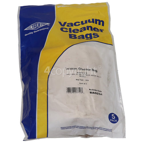 Karcher A2054 ME H33 Dust Bag (Pack Of 5) - BAG234