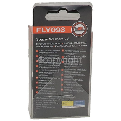 Flymo 300V Spacer Washers - FLY093