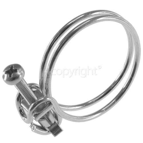 Hisense HS6120W Clamp - Wire / Hose Clip 38MM DIA. : Also Fits HISENSE WFGE90161VM Etc.