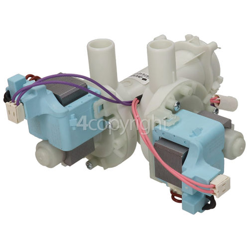 Grundig Double Jet Pump / Filter Assembly : ARCELIK 2641420120 SPW185230E31P-01 220/240V 30W