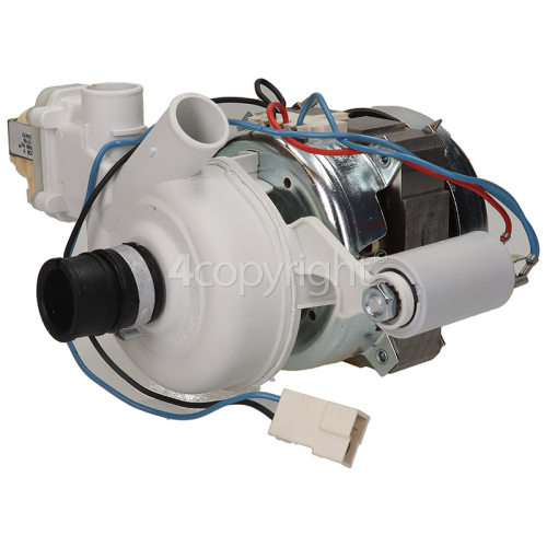 Indesit Recirculation Wash Pump Motor : Indesco 950S2I 2800n ( Rpm ) 75w ( Includes Inco Sintex 4uF Capacitor )