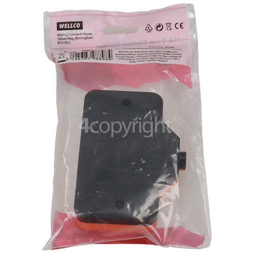 Wellco 13A Twin Trailing Socket Rubberised - Orange