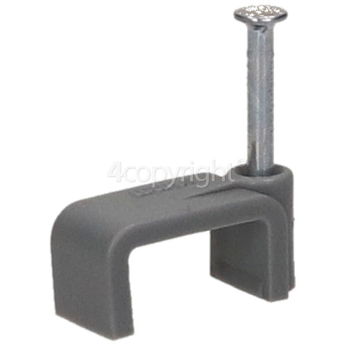 Wellco Pack Of 20 6mm Twin & Earth Cable Clips - Grey