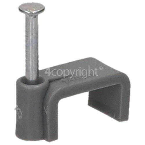 Wellco Pack Of 20 6mm Twin & Earth Cable Clips - Grey