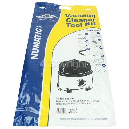 Numatic NRV200-22 Compatible 32mm Vacuum Cleaner Tool Kit