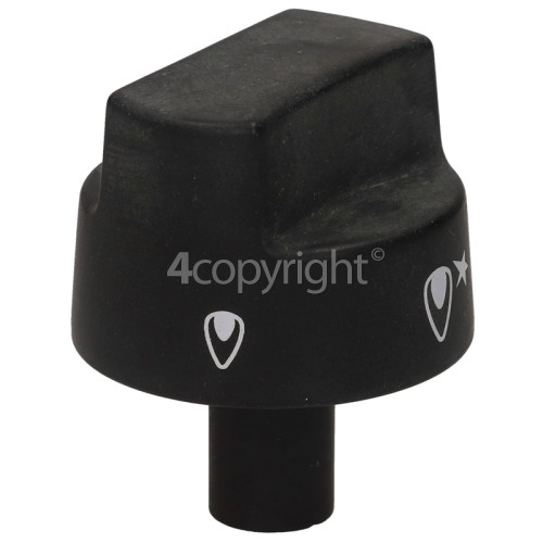 Delonghi PEMX166GHI Burner Control Knob - Black