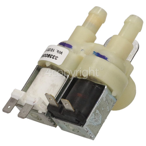 Hoover Cold Water Double Inlet Solenoid Valve : 90Deg. With 12 Bore Outlets