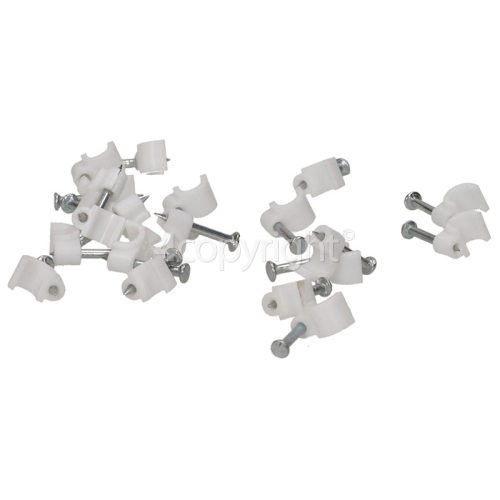 Wellco Telephone Cable Clips (Pack Of 20)