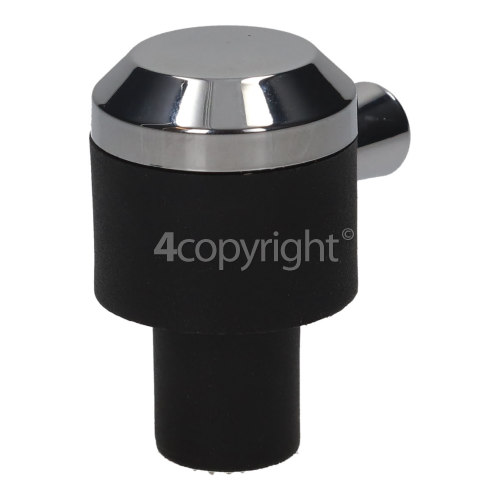 Leisure Hotplate Control Knob - Black / Chrome