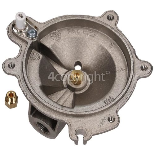 Rangemaster 8096 90 DF NG FSD cream/brass Rapide Burner Base