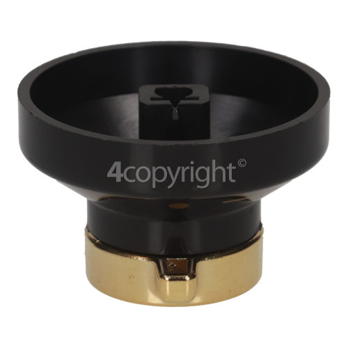 Stoves Oven Control Knob Black / Gold stovesspares.co.uk
