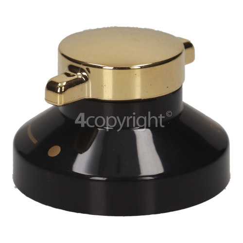 Stoves Oven Control Knob Black / Gold stovesspares.co.uk