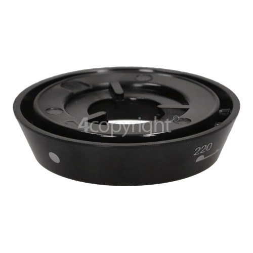 Creda Control Knob Bezel - Black