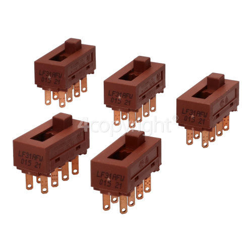 Rangemaster 5678 CH120 Electric black/chrome badge and rail SCL3 Speed Control Commutator Slider Switch : 8tag