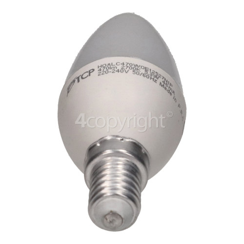 TCP 5.1W SES/E14 LED Non-Dimmable Candle Lamp (Warm White) 40W Equivalent