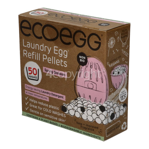 Ecoegg Washing Machine Spring Blossom Laundry Egg Refill Pellets - 50 Washes
