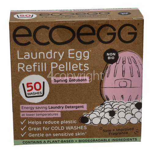 Ecoegg Washing Machine Spring Blossom Laundry Egg Refill Pellets - 50 Washes