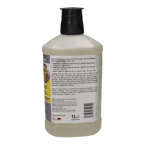 Karcher Stone & Paving 3-in-1 Plug 'n' Clean Detergent - 1 Litre