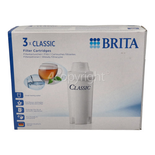 Brita Classic Water Filter Cartridge (Pack Of 3)