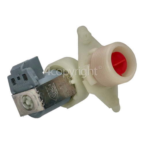 Maytag Hot Water Single Inlet Solenoid Valve : 90deg. With Protected (push) Connector Tag Pins