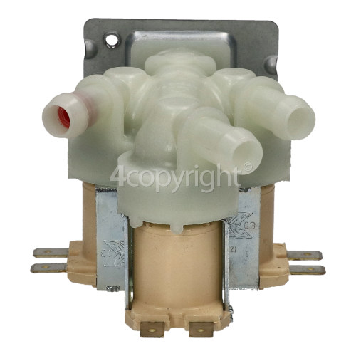 LG F1403YD5 Cold Water Triple Solenoid Inlet Valve : 180Deg. With 12 Bore Outlets