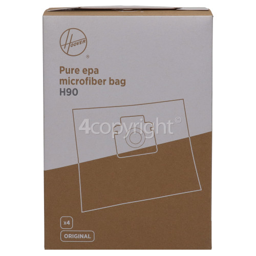 Hoover H-Energy 300 H90 EPA Dust Bag (Pack Of 4)