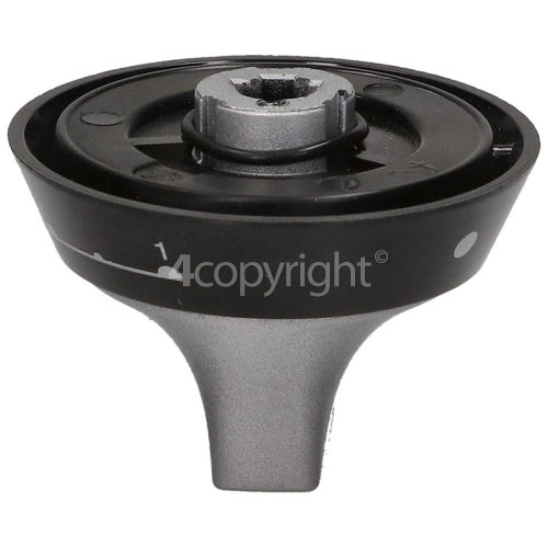 Hotpoint EW74G (T) Knob Single Black + Aluminium