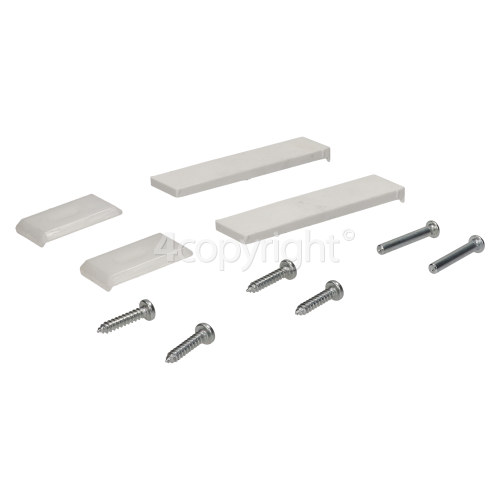 Bauknecht 01/7280-00.00 Integrated Hinge Kit - Pack Of 2