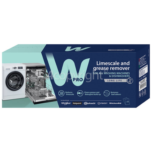 Whirlpool Limescale And Grease Remover - Pack Of 12 Sachets
