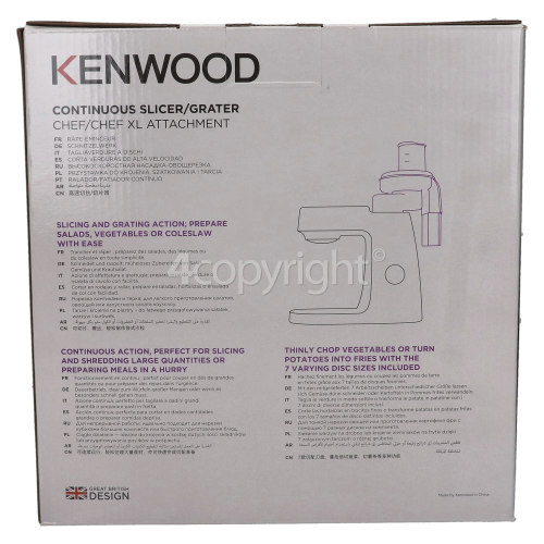 Kenwood KM400 AT340 High Speed Slicer/Shredder