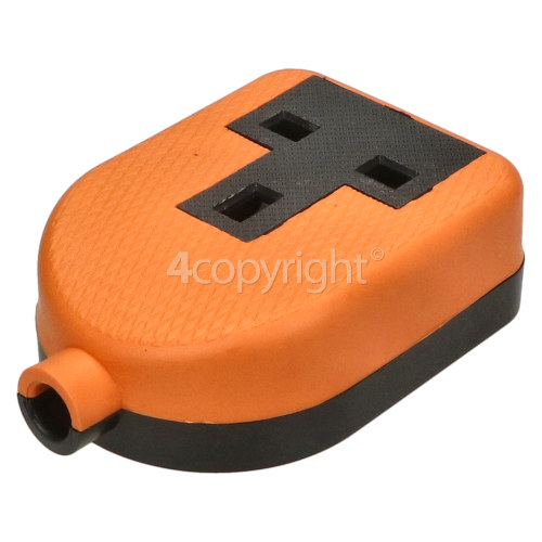 Wellco 13A Single Trailing Socket Rubberised - Orange