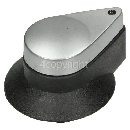 Rangemaster Control Knob - Black & Silver