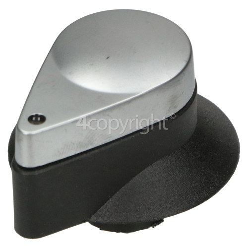 Rangemaster Control Knob - Black & Silver