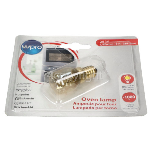 Whirlpool 25W T25 SES (E14) 300º Pygmy Oven Lamp