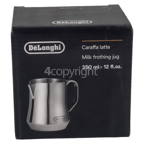 Delonghi Milk Frothing Jug 350ml www.4delonghi.co.uk