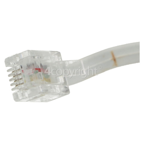 Wellco 5m Modem Lead RJ11 To RJ11