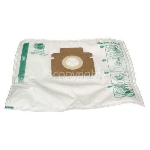 Hoover H-Energy 300 H90 EPA Dust Bag (Pack Of 4)