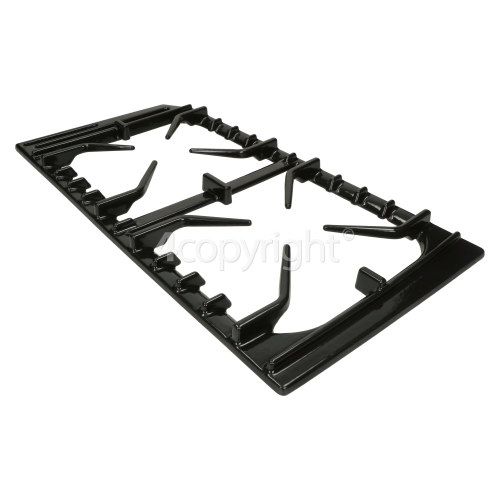 Rangemaster 7033 90 DF NG Double Oven black Hob Right Hand Pan Support