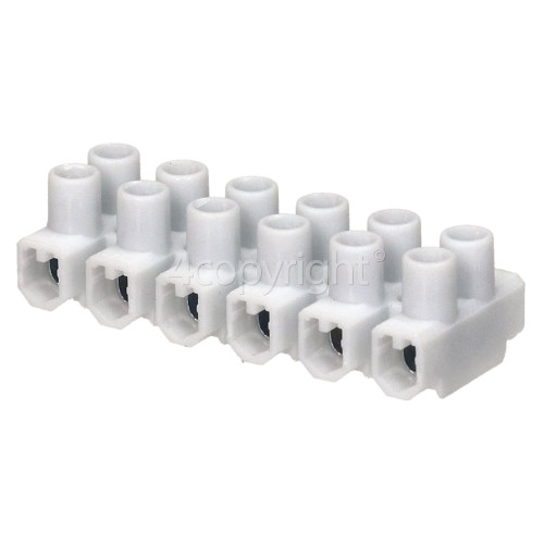 Wellco 2A Terminal Block 6 Way