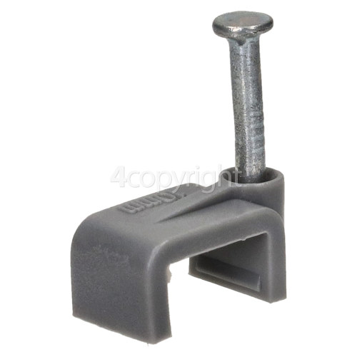 Wellco Pack Of 20 2.5mm Twin & Earth Cable Clips - Grey