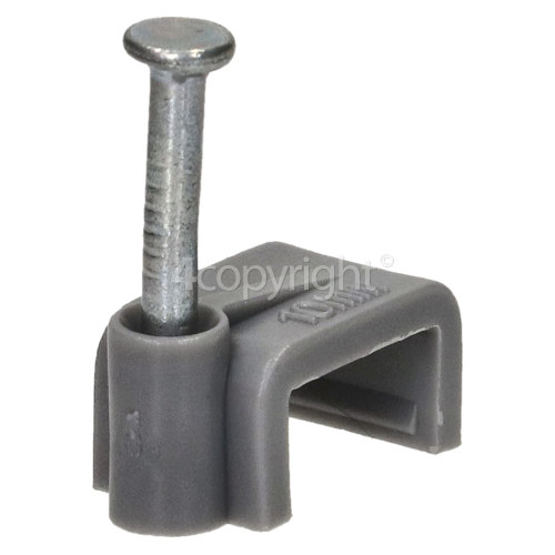 Wellco Pack Of 20 2.5mm Twin & Earth Cable Clips - Grey