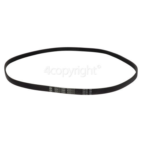 Gorenje Poly-Vee Drive Belt : 1260J6 / 1260J6EPJ Also Fits HISENSE WFGE90161VM WFGE90161VM Etc.