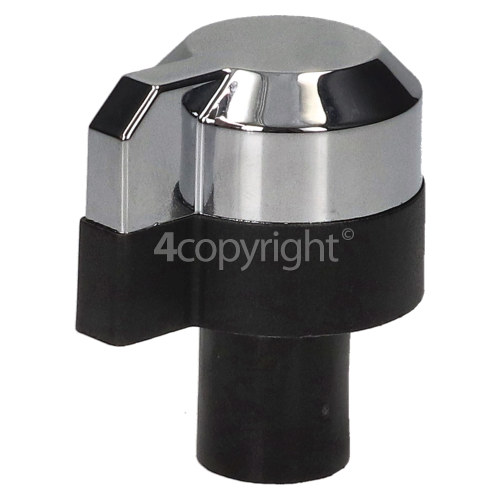 Rangemaster 10212 Oven Control Knob - Black / Silver
