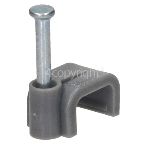 Wellco Pack Of 20 1.5mm Twin & Earth Cable Clips - Grey