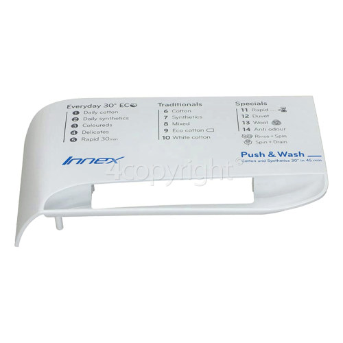 Indesit Dispenser Drawer Handle - White